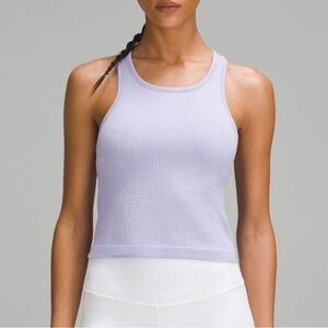 Lululemon Ebb to street cropped shirt, brand new, never worn, size 4